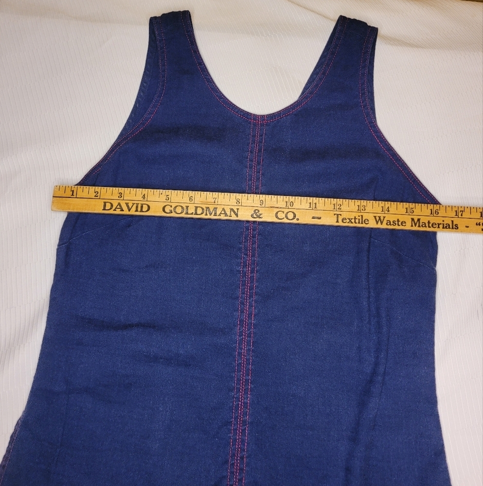 Sold! Tommy Bahama Palm-A-Dora Sheath Linen Blend Blue Mini Dress sz S - Picture 5 of 11